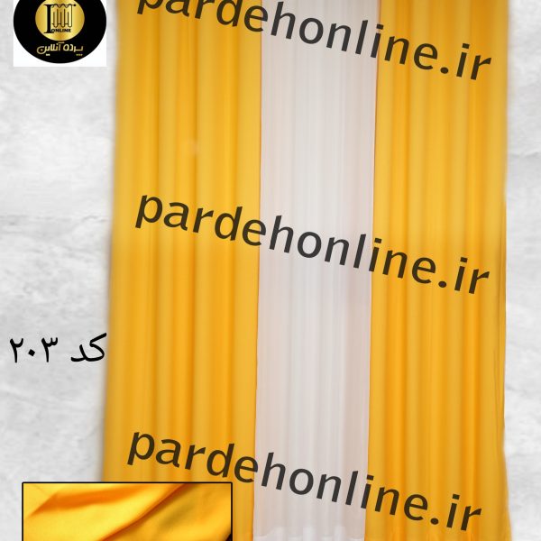 پرده پانچی کتان ریزبافت